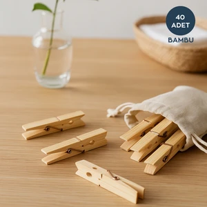 Doğal Bambu Mandal Seti 40 Adet
