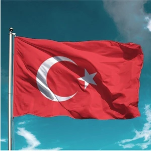Bayrak Türk Türk Bayrağı Alpaka Kumaş 100X150