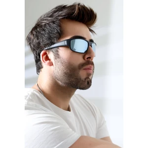 Erkek Aynalı Motorcu Mat UV400 Güneş Gözlüğü 23035 C2 M