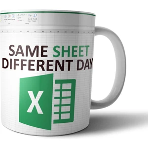 Same Sheet Different Day Excel Kupa Bardak Model 1