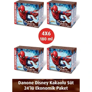 Disney Kakaolu Uht Süt 180MLX6 x 4 Adet (Karakter Seçimi Yapılamamaktadır)