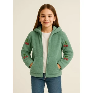 Kız Çocuk Peluş Hırka