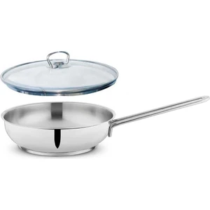 Held Çelik Tava 28 cm Cam Kapaklı