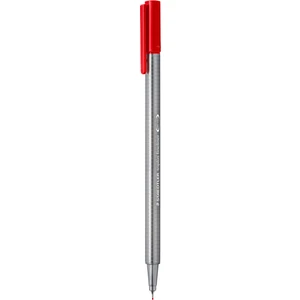 & WizDesign 334 Triplus Fineliner – 0.3 Mm, Tek Renk 10’lu Kutu (Siyah, Kırmızı, Mavi, Turuncu, Yeşil, Fuşya, Kahverengi, Gri)