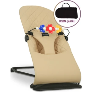 Oyuncaklı Ana Kucağı - Bej - Çantalı