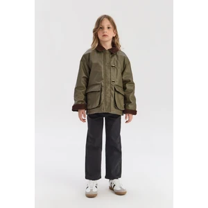 Bg Store Kız Çocuk Haki Mont