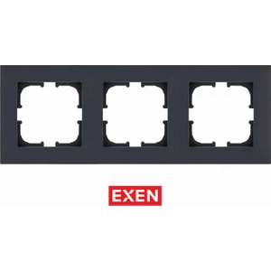 Karell Füme Üçlü Çerçeve