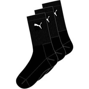 CREW SOCK 3P Siyah Erkek Çorap