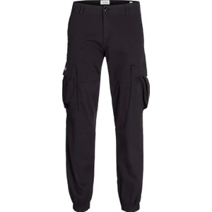 Jack & Jones JPSTKANE JONNIE CUFFED CA Siyah Erkek Pantolon