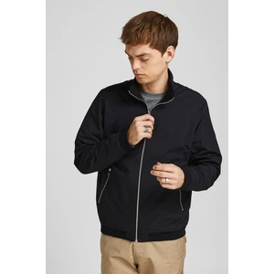 Jack & Jones JJERUSH HARRINGTON BOMBER Siyah Erkek Ceket