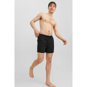 Jack & Jones JPSTFIJI JJSWIM SOLID LY Siyah Erkek Deniz Şortu
