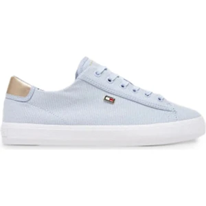 Tommy Hilfiger VULC CANVAS LACE UP SNEAK Mavi Kadın Sneaker