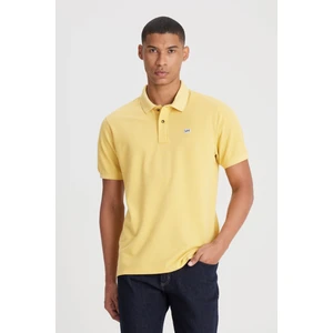 Polo Yaka Tshirt Sarı Erkek Kısa Kol T-Shirt