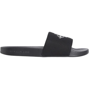 Calvin Klein SLIDE MONOGRAM CV Siyah Erkek Terlik