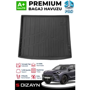 Cupra Terramar 3D Pro Bagaj Havuzu Üst Bagaj 2025 Üzeri A+ Kalite