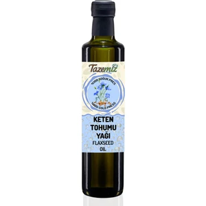 Keten Tohumu Yağı Soğuk Sıkım 500 ml