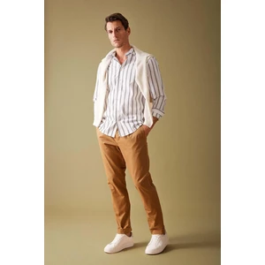 Gabardin Pantolon Tailored Regular Fit Cepli Duble Paça A5115AX23AU
