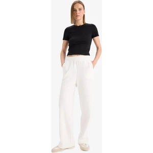 Straight Fit Geniş Bol Paça Basic Düz Cepli Eşofman Altı D3759AX25AU