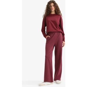 Straight Fit Geniş Bol Paça Basic Düz Cepli Eşofman Altı D3759AX25AU