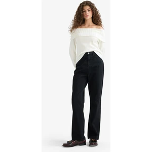 Straight Fit Yüksek Bel Uzun Jean Pantolon E9129AX25AU