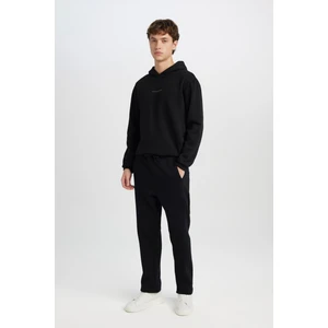 Regular Fit Eşofman Altı Beli Lastikli Basic Düz Cepli Düz Paça D9707AX24AU