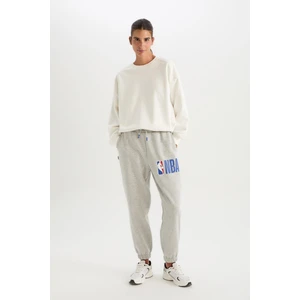 DeFactoFit Jogger Eşofman Altı NBA Beli Paçası Lastikli Bağcıklı Cepli Uzun Boy W5814AZ24AU
