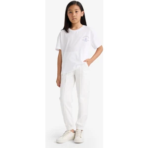 Kız Çocuk Beli Lastikli Basic Düz Okul Jogger Eşofman Altı X9036A625AU
