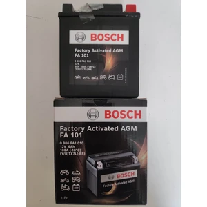 Motostart Bosch Fa 101 YTX7L-BS 12 V 6 Amper 100 A Motosiklet Akü M6006