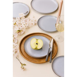 Moderna 4 Parça 24 cm Düz Servis Tabağı