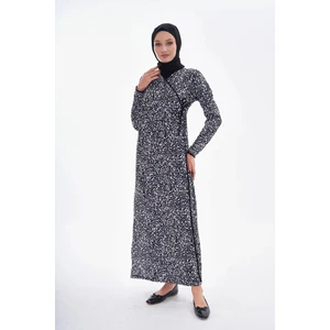 Puantiyeli Yandan Bağlamalı Namaz Elbisesi