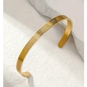 Ayet-el Kürsi Bileklik Paslanmaz Çelik Ayarlanabilir Erkek Kadın Bileklik