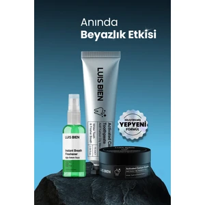 Luis Bien Ağız Bakım Seti ( Aktif Karbon Diş Tozu + Aktif Karbon Diş Macunu +Naneli Ağız Bakım Suyu )