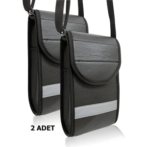 2 Adet Pos Cihazı Çantası Yazar Kasa Taşıma Çantası Suni Deri Su Geçirmez