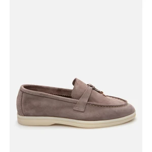 Kadın Deri Vizon Loafer