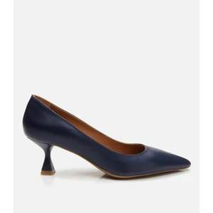 01AYH283190A680  Deri Lacivert Kadın Stiletto