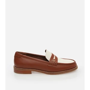 01AYH288500A374 HAKIKI Deri Taba Kadın Loafer