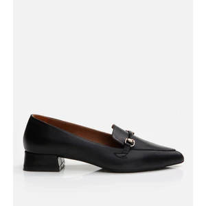 01AYH290820A100 Deri Siyah Kadın Loafer