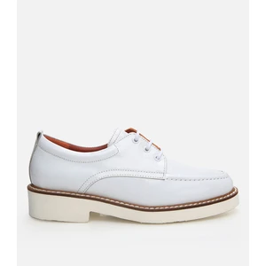 Kadın Deri Beyaz Oxford
