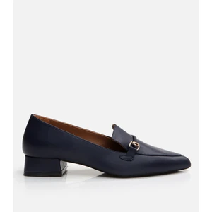 01AYH290820A680 Deri Lacivert Kadın Loafer