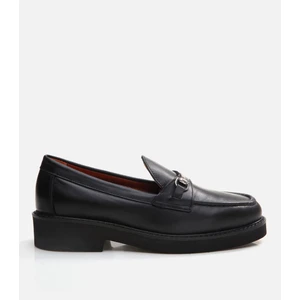 Kadın Deri Siyah Loafer