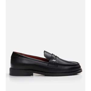 01Ayh291710A100  Deri Siyah Kadın Loafer