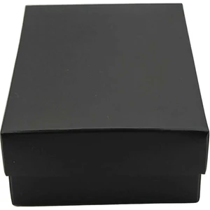 Paketleme Tezgahı Siyah Karton Süngerli Kolye Bileklik Set Kutusu 24 Adet