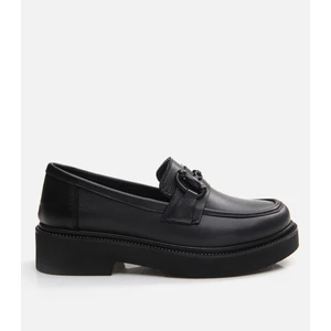 Kadın Deri Siyah Loafer