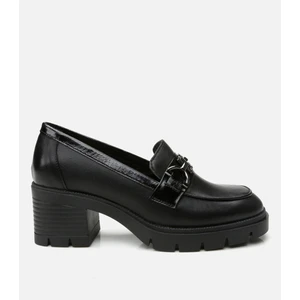 01ayh294720a100  Deri Siyah Kadın Loafer