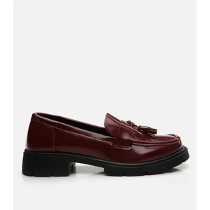 Kadın Bordo Loafer