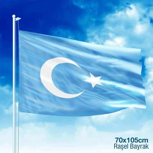 Doğu Türkistan Bayrağı Raşel Bayrak 70 x 105 cm
