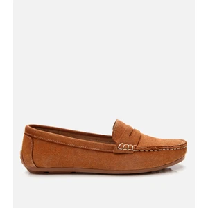 01AYH306650A370 KADIN Süet Deri Taba Günlük Loafer