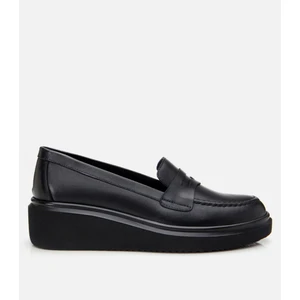 Kadın Deri Siyah Loafer