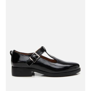 Yaya By Hotiç 01AYY299380A100  Deri Siyah Kadın Kemerli Loafer