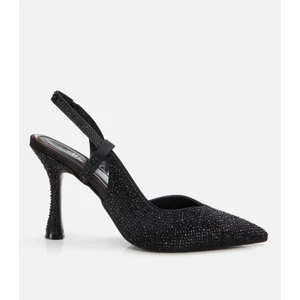 01AYH307490A100 Siyah Kadın Taşlı Stiletto